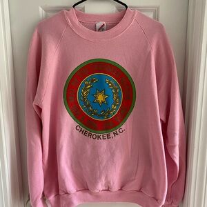 Vintage Pink Jerzees Crewneck